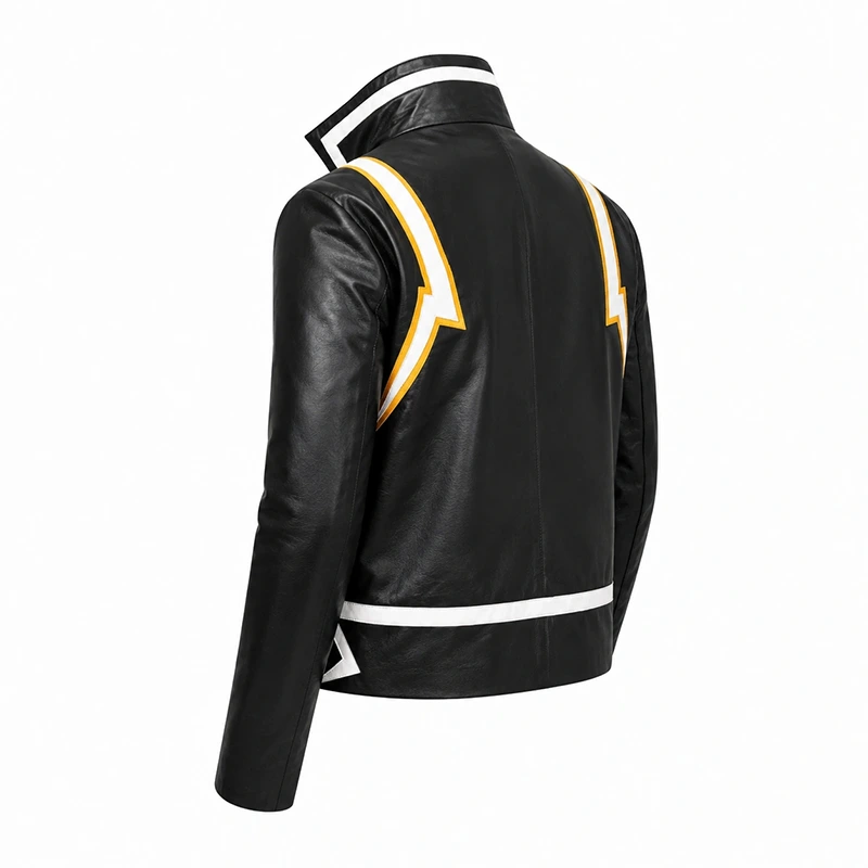 Denki Kaminari Cosplay Leather Jacket - Image 2