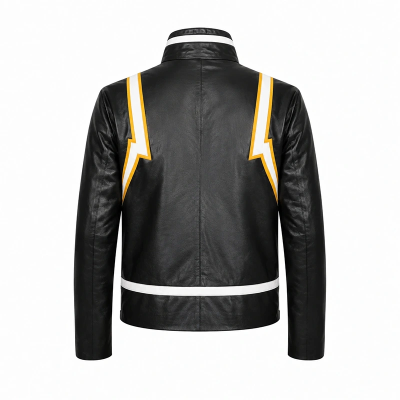 Denki Kaminari Cosplay Leather Jacket - Image 3
