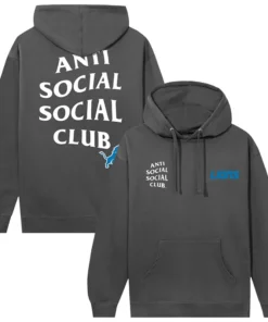 Detroit Lions AntiSocialSocialClub x NFL Charcoal Snap Hoodie