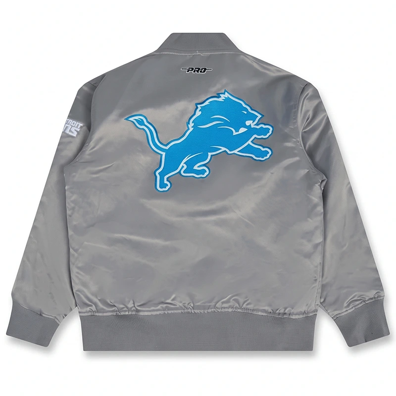 Detroit Lions Classic Gray Jacket - Image 2