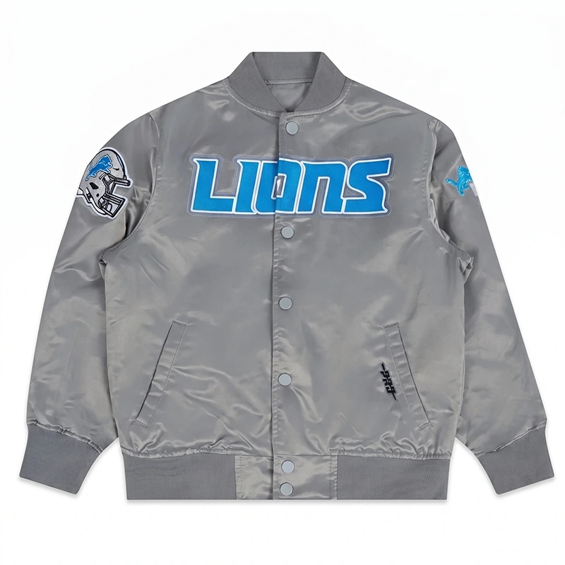 Detroit Lions Classic Gray Jacket