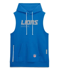 Detroit Lions Sideline Sleeveless Hoodie