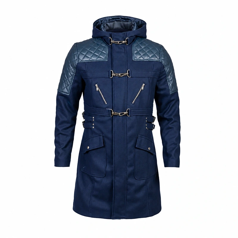 Devil May Cry 5 Nero Blue Coat with Hood