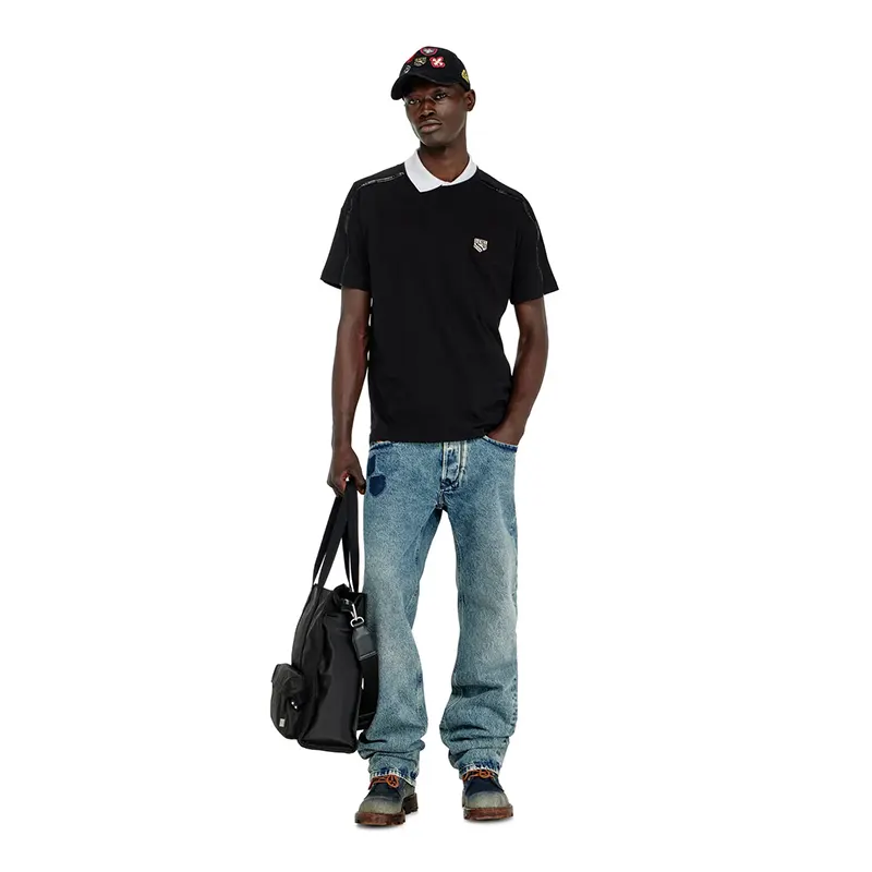 Diesel T Norm Fl Black T-shirt - Image 4