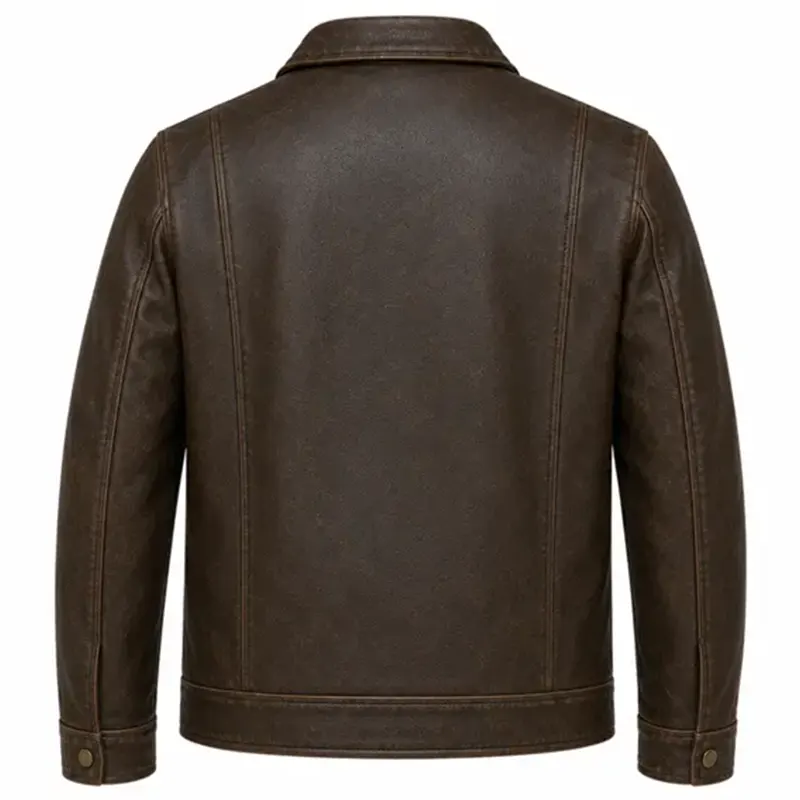 Digger 2026 Tom Cruise Distressed Leather Jacket - Image 3