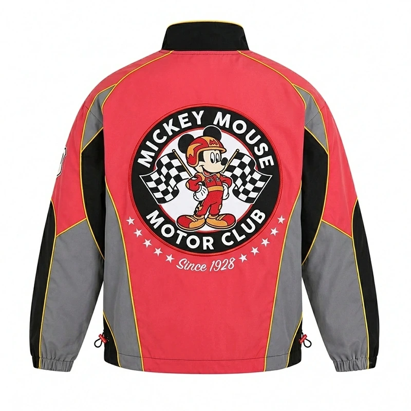 Disneyland Mickey Mouse Red Racing Jacket - Image 2