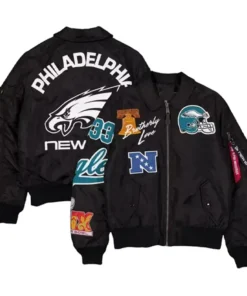 Eagles New Era x Alpha Industries MA-1 Bomber Jacket 2026