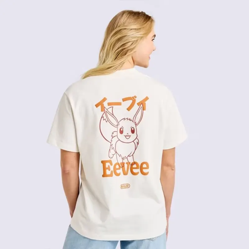 Eevee Graphic Print Short Sleeve Crewneck T-Shirt - Image 2