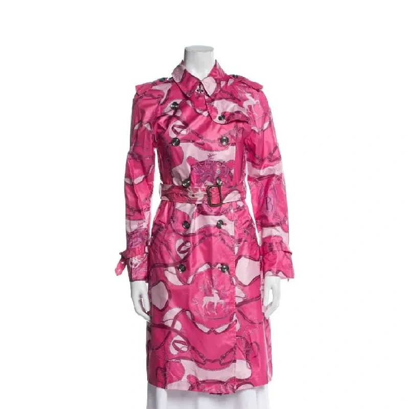 Elle 2026 Lexi Minetree Pink Graphic Coat - Image 3