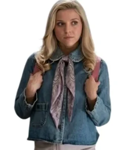 Elle S01 Lexi Minetree Pan Collar Denim Jacket
