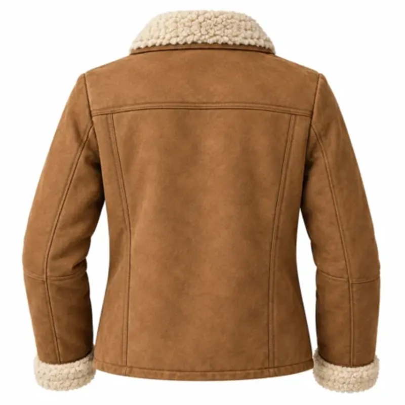 Ellyn Jameson Brown Suede Jacket - Image 2