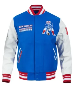 England Patriots Retro Classic Varsity Jacket