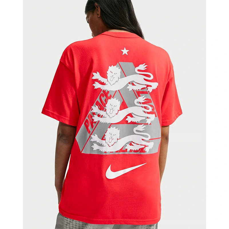 England x Palace Red T-Shirt - Image 4