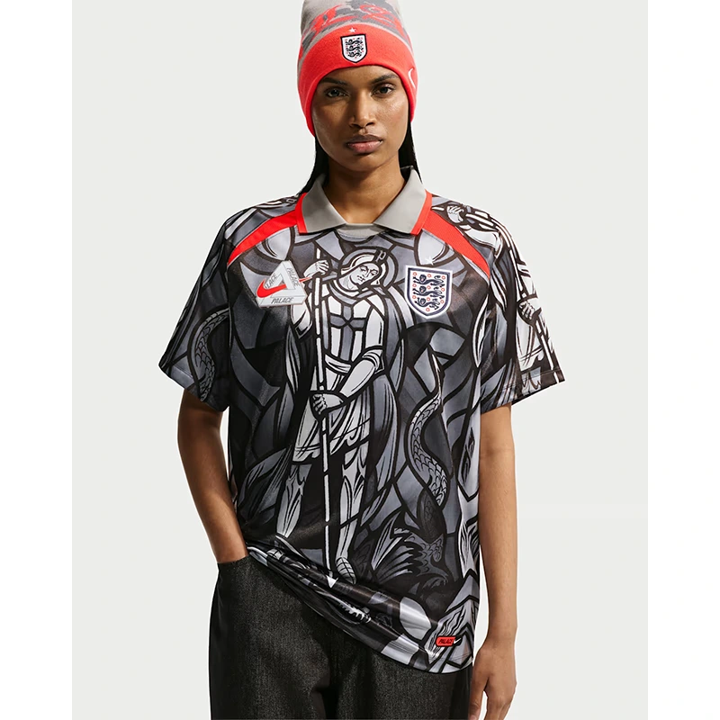 England x Palace Short-Sleeve Football Shirt - Image 2