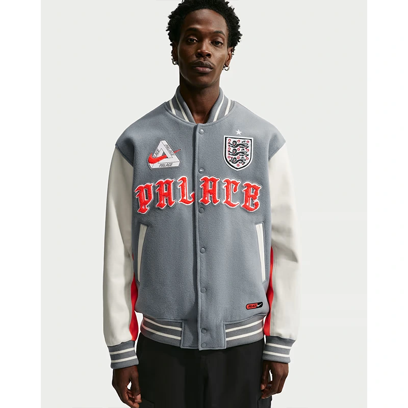 England x Palace Varsity Jacket - Image 3