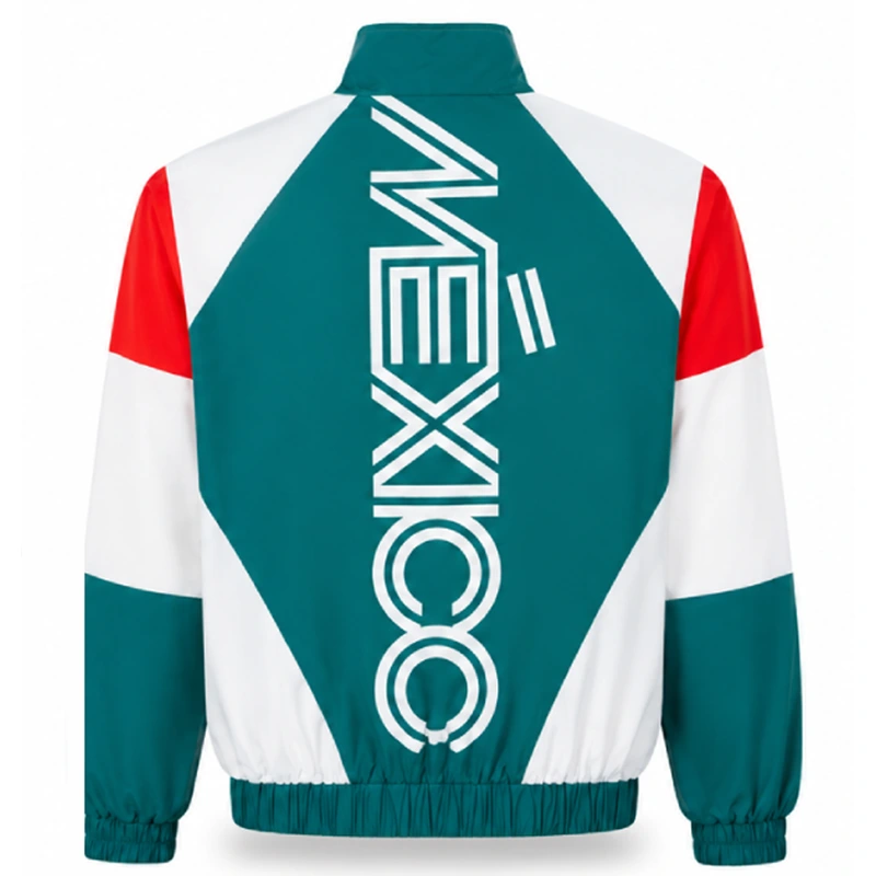 FIFA World Cup 2026 Mexico White And Green Jacket - Image 2