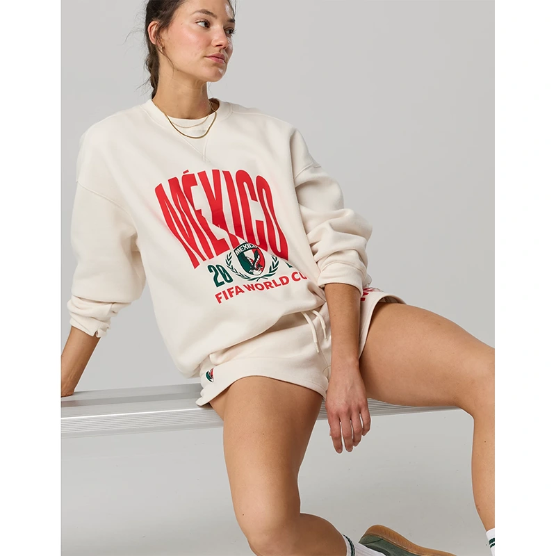 FWC26 OFFLINE By Aerie Mexico Cloud Fleece Oversized Crewneck Sweatshirt - Image 4