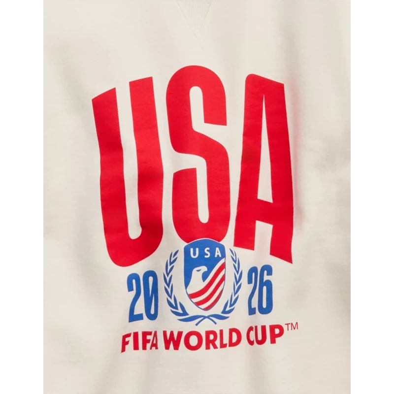 FWC26 OFFLINE By Aerie USA Cloud Fleece Oversized Crewneck Sweatshirt - Image 3