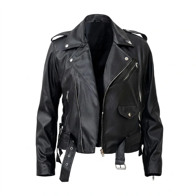 Fallout 4 Atom Cats Black Leather Jacket - Image 3