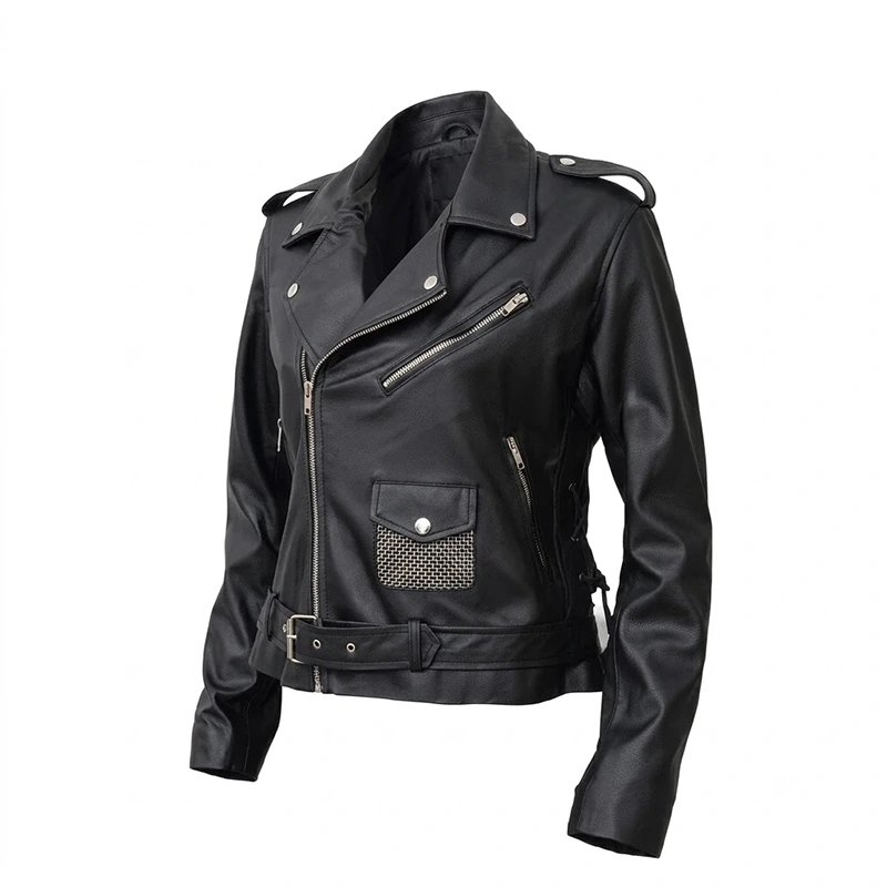 Fallout 4 Atom Cats Black Leather Jacket - Image 2