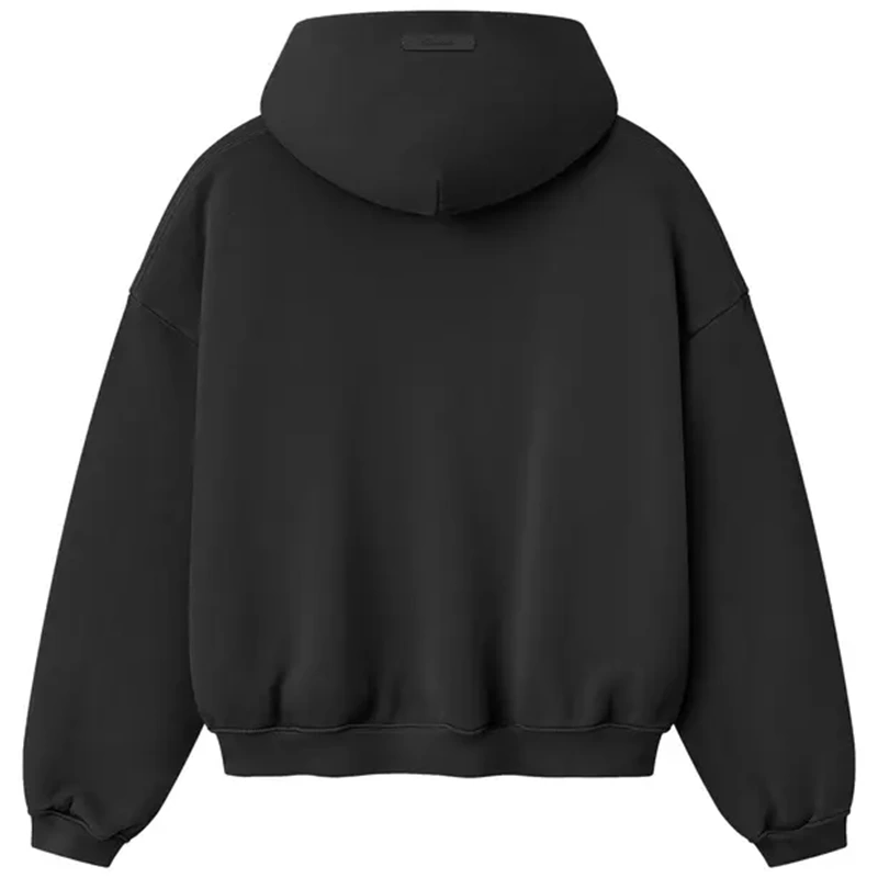 Fear of God Essentials Campus 90s Faded Black Hoodie - Image 2