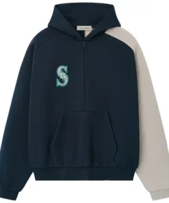 Fear of God Essentials Mariners Raglan Half Zip Sport Hoodie