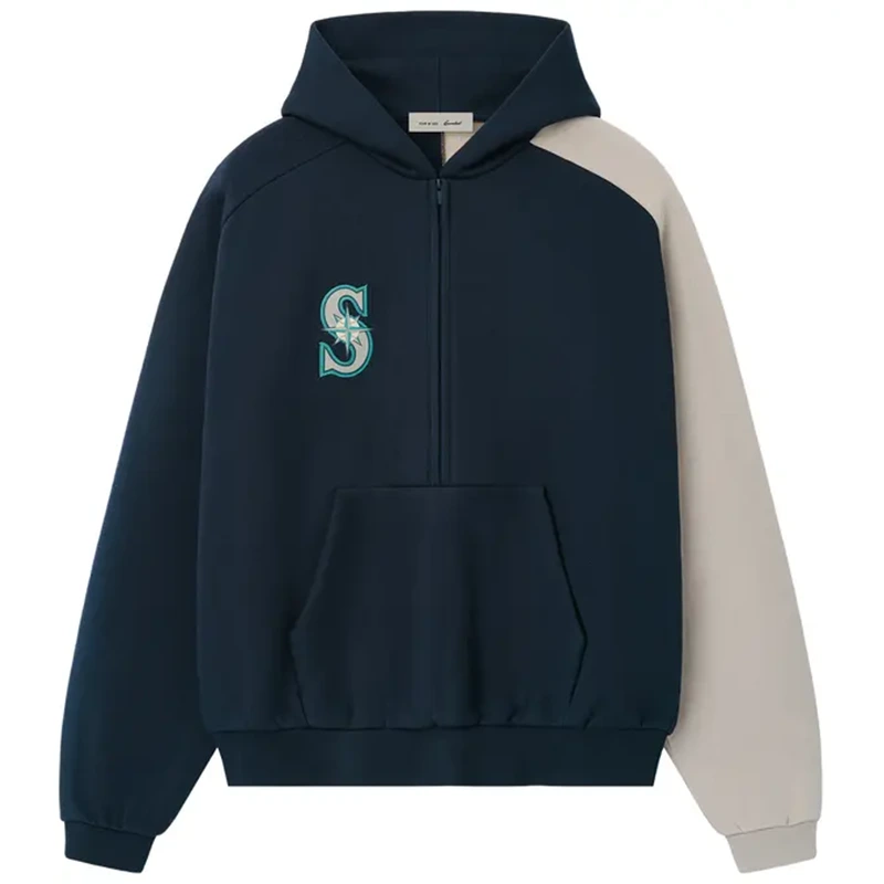 Fear of God Essentials Mariners Raglan Half Zip Sport Hoodie