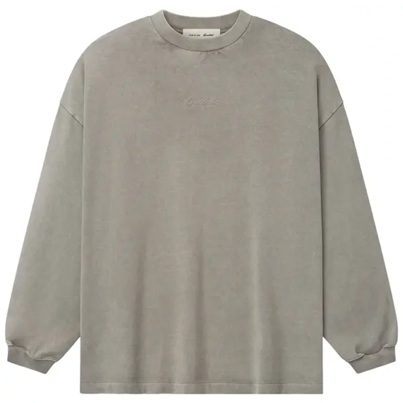 Fear of God Essentials Signature 90s Long Sleeve Faded Seal Tee