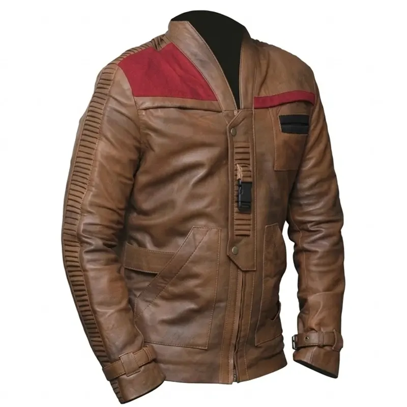 Finn The Force Awakens John Boyega Leather Jacket - Image 2