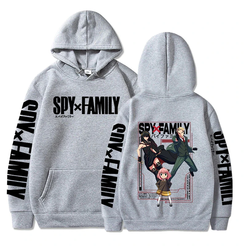 Forger Family Portrait Grey Hoodie