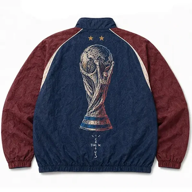France Travis Scott Cactus Jack T90 Track Jacket - Image 2