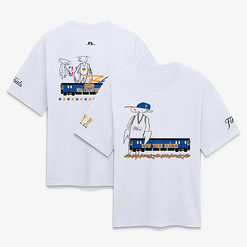 Futura Laboratories x New York Knicks Knicks in Cinco White T-shirt
