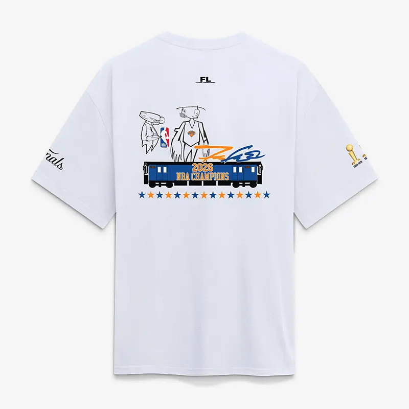 Futura Laboratories x New York Knicks Knicks in Cinco White T-shirt - Image 3