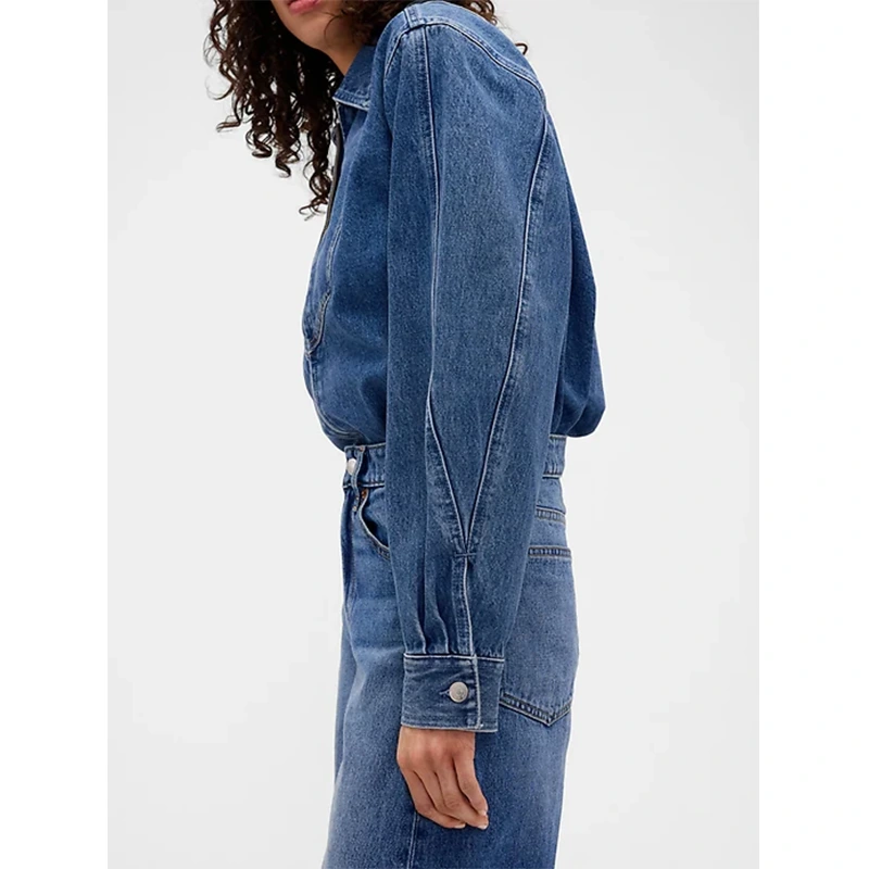GAP x Victoria Beckham Denim Zip Shirt - Image 14