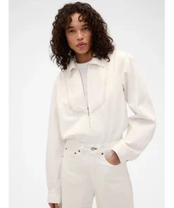 GAP x Victoria Beckham Denim Zip Shirt