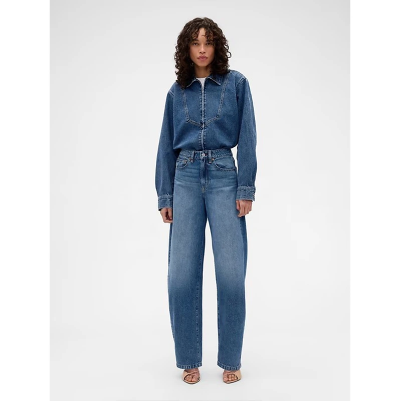 GAP x Victoria Beckham Denim Zip Shirt - Image 11