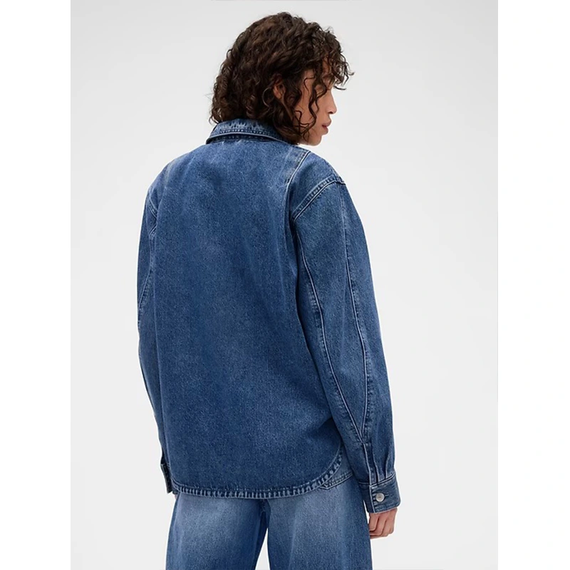 GAP x Victoria Beckham Denim Zip Shirt - Image 10