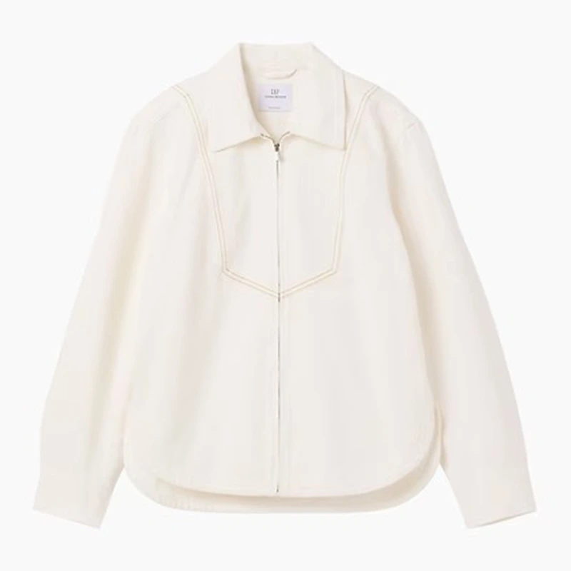 GAP x Victoria Beckham Denim Zip Shirt - Image 2