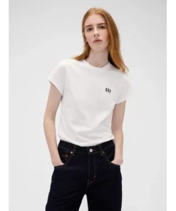 GAP x Victoria Beckham Organic Cotton Logo T-Shirt