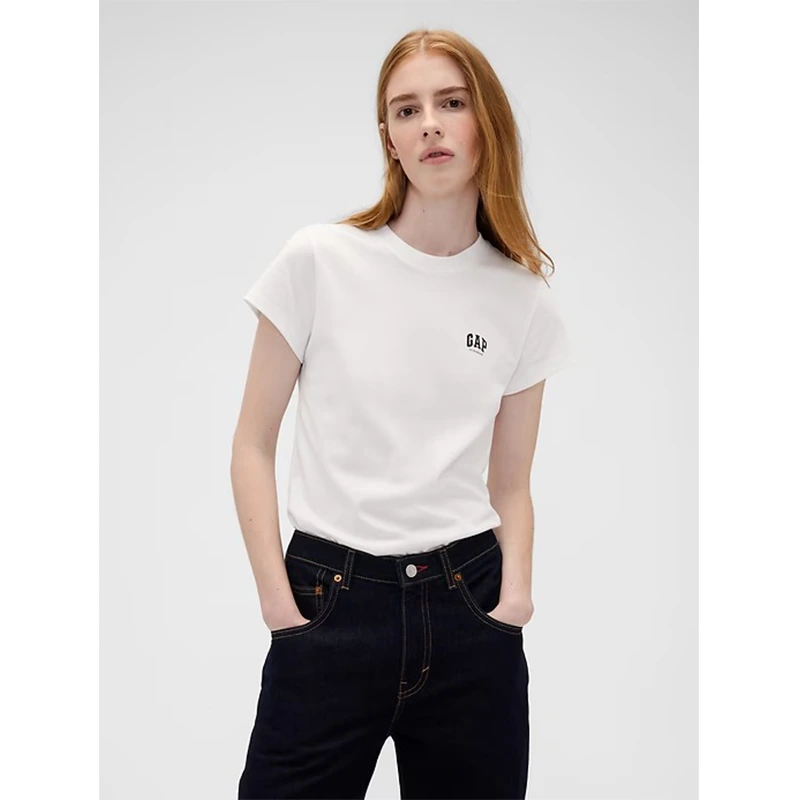 GAP x Victoria Beckham Organic Cotton Logo T-Shirt