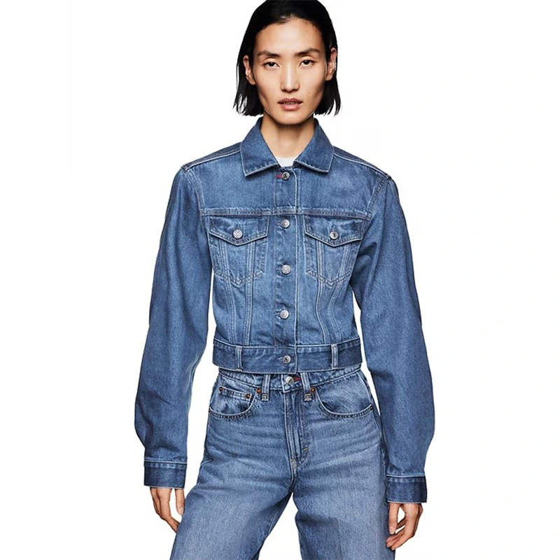 GAP x Victoria Beckham Relaxed Crop Denim Jacket