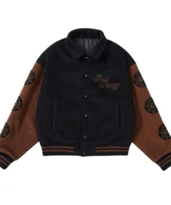 Gal Sang Black and Brown Wool Jacket