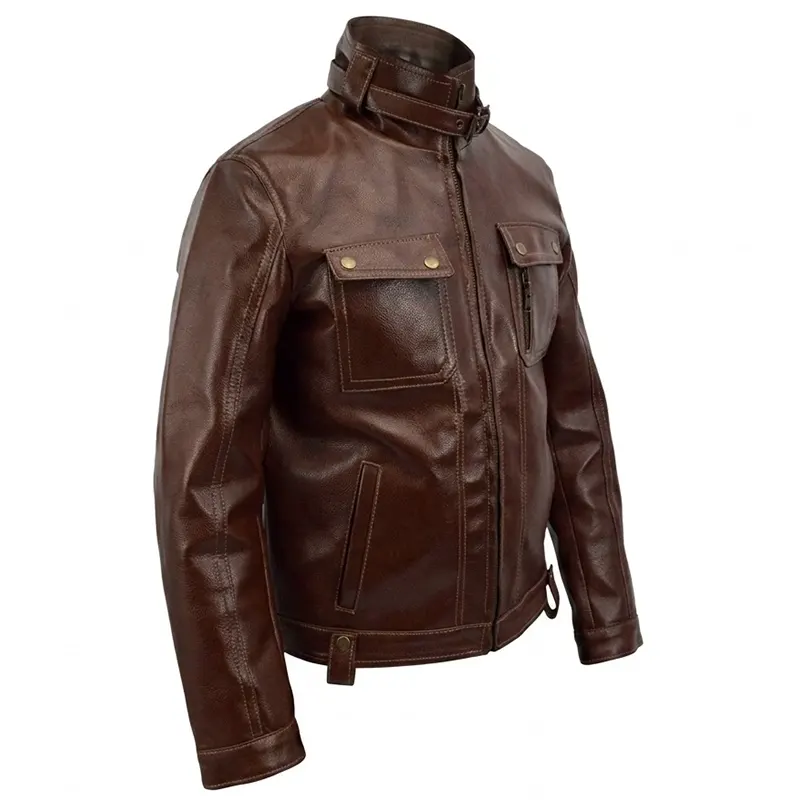 Gangster Kingdom Spade 4 Brown Jacket - Image 2