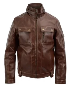 Gangster Kingdom Spade 4 Brown Jacket