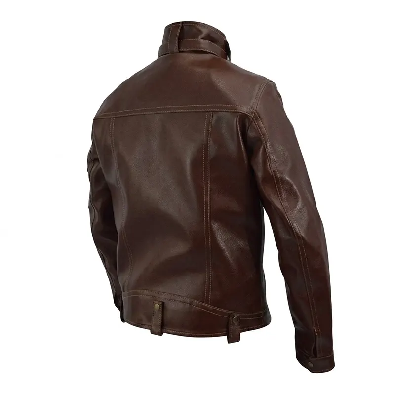 Gangster Kingdom Spade 4 Brown Jacket - Image 3