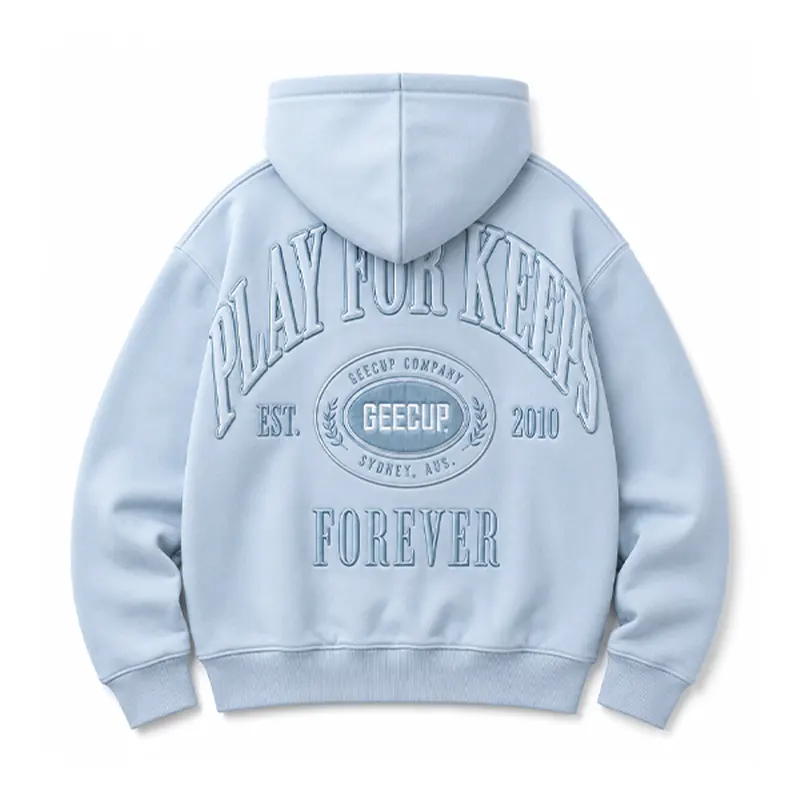 Geedup Play For Keeps Blue Hoodie - Image 2