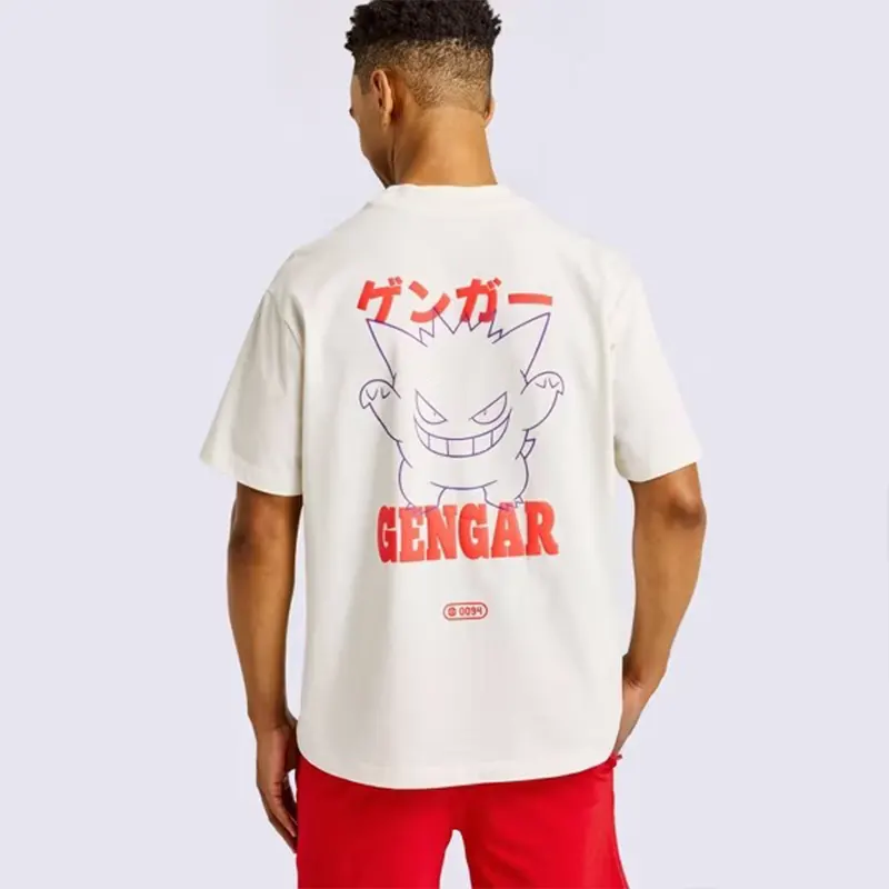 Gengar Graphic Print Short Sleeve Crewneck T-Shirt - Image 2
