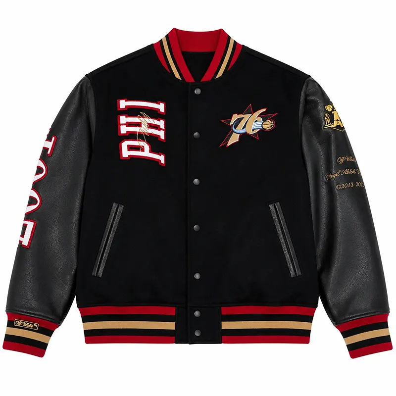 George Lynch 25th Anniversary Of The 2001 Philadelphia 76ers Jacket