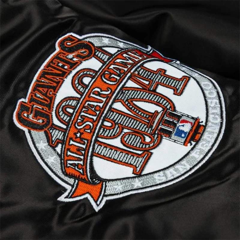 Giants Exclusive Varsity Satin Jacket - Image 3