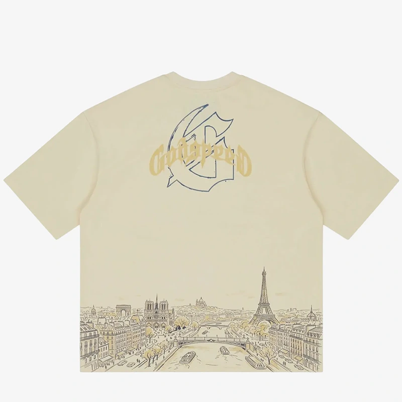Godspeed Paris Skyline T-shirt - Image 2